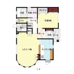 36坪 二階建て4LDK間取りプラン