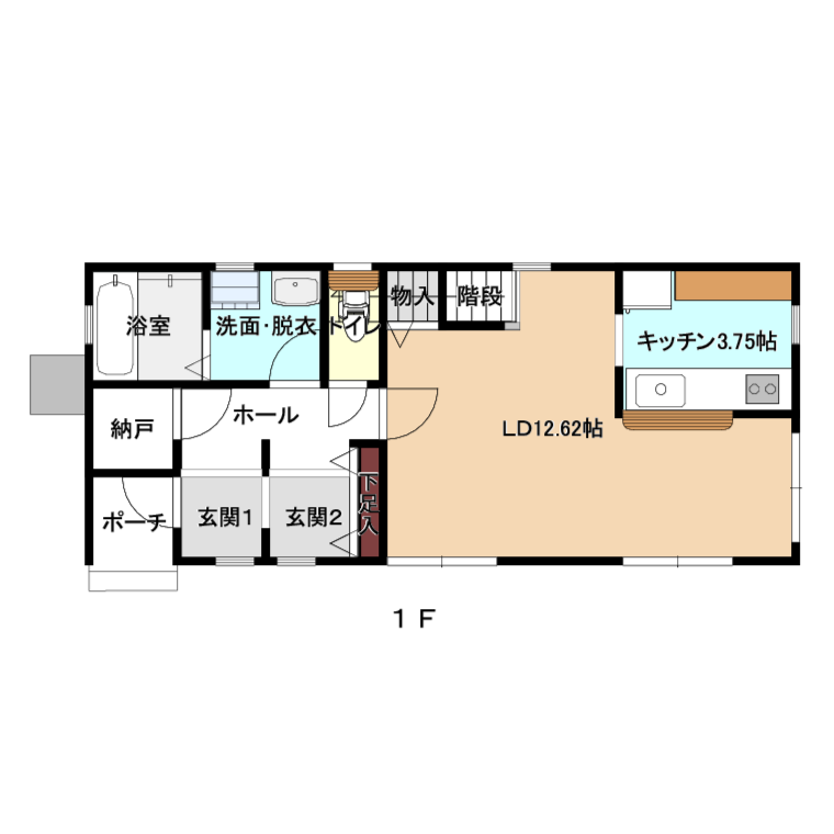 29坪 二階建て3LDK間取りプラン