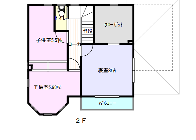 間取り図：2階