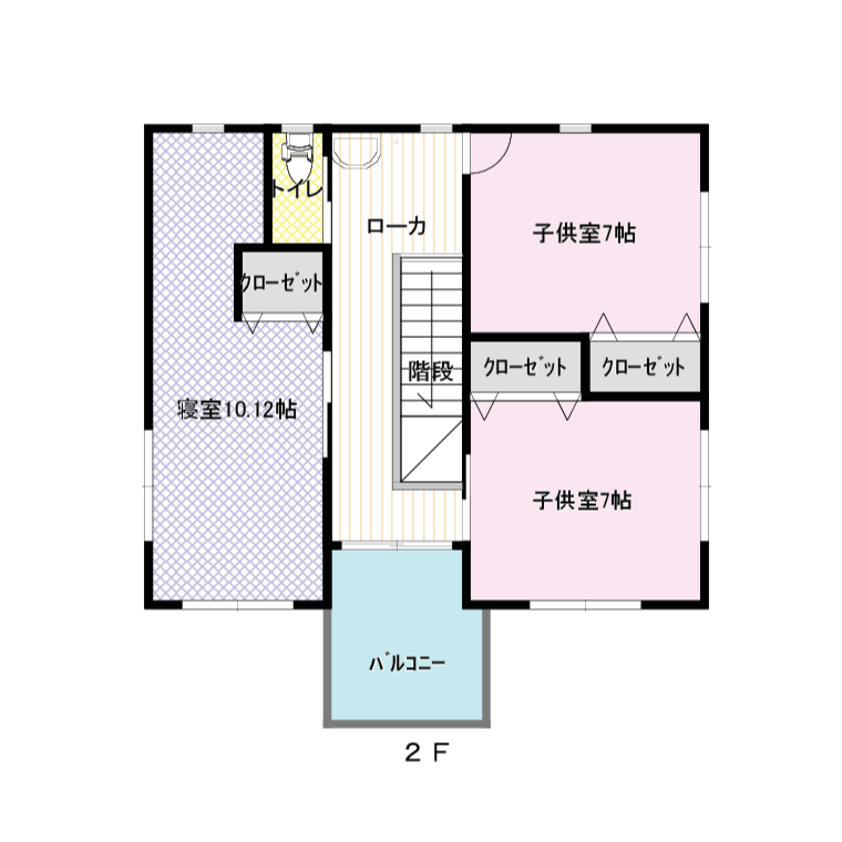 間取り図：2階
