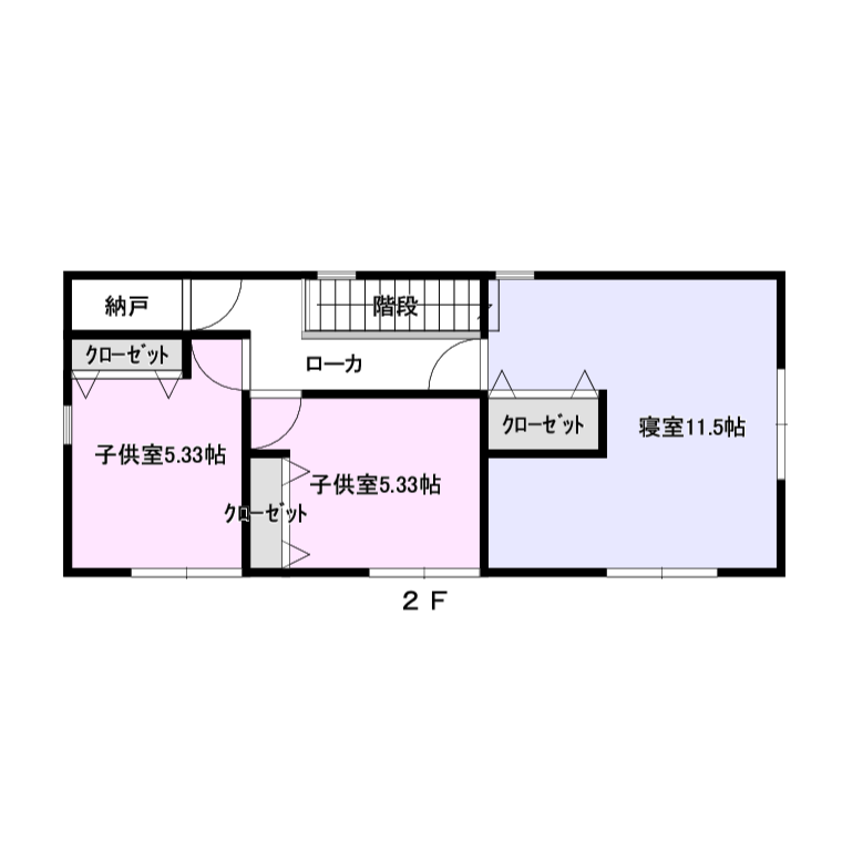 間取り図：2階