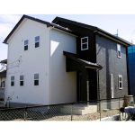 長野市：33坪 白と黒のモノトーンカラー４ＬＤＫの住宅