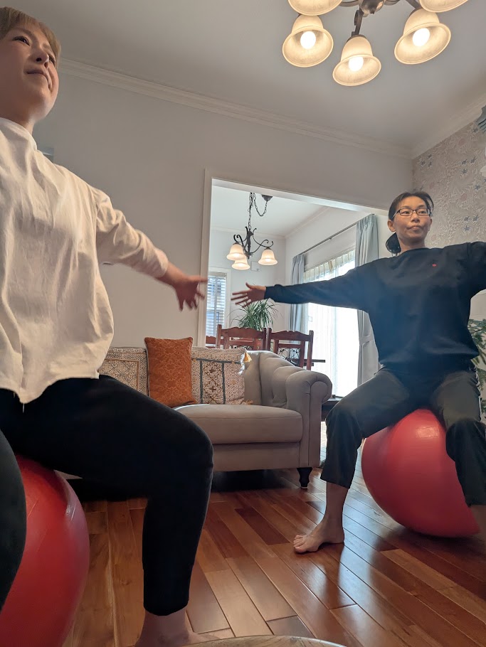 モデルハウスイベント＜バランスボールレッスン＞